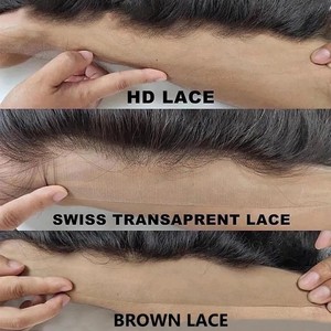 Achats en ligne pour femmes, perruques de cheveux humains, apparence réelle, indétectable, Body Wave Lace Front Wig - Product Image 6