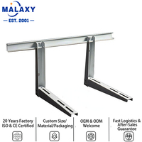 Support mural anti-vibration robuste Malaxy pour climatiseur split, pliable, universel, en acier inoxydable