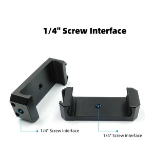 Abrazadera de soporte de teléfono móvil de aleación de aluminio universal con tornillo de 1/4 "para teléfono inteligente - Product Image 3