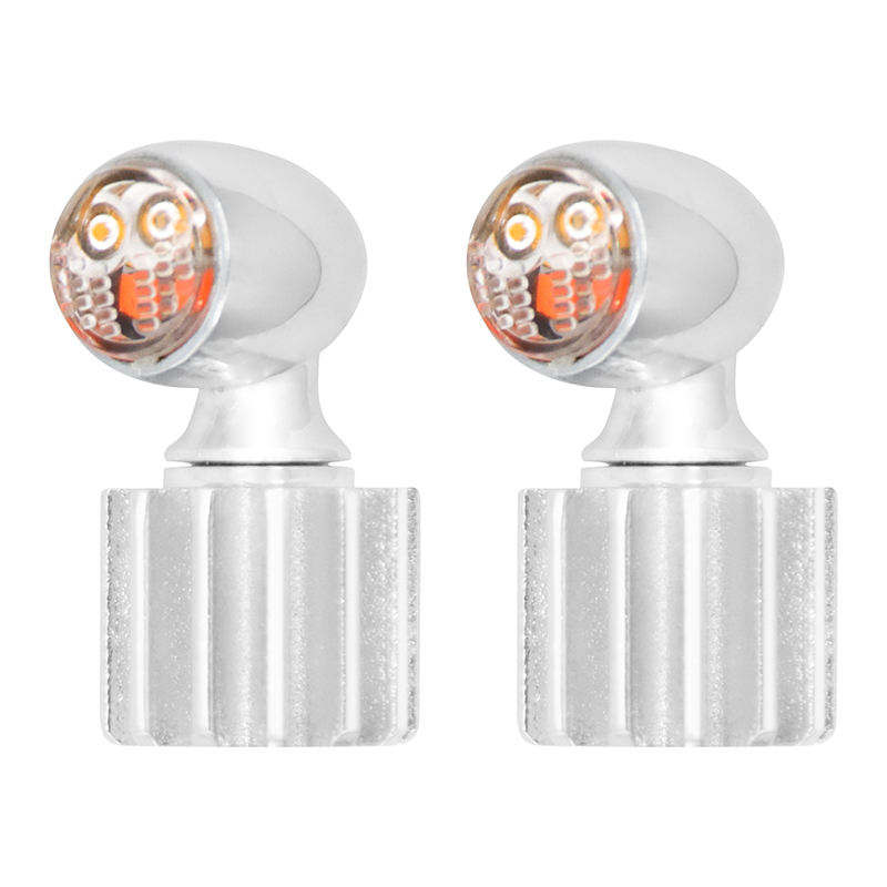 Chrome Shell Clear Len 4 wires