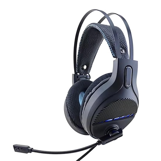 Factory Price Wired Gamer Headsets with RGB Light for PS4 PS5 XBOX Dynamic Vocalism Principle