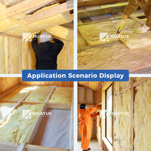 Amérique Canada Marché R11 R13 R19 R30 R38 Fibre de verre Matériaux d'isolation thermique Rouleau Batt Acier Cadre Construction Extérieur - Product Image 5