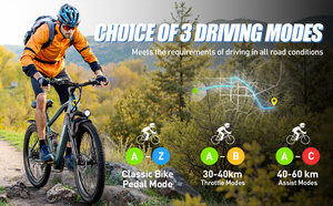Vélo VTT GT900 en stock aux États-Unis, livraison rapide, 36V 13Ah, 21 vitesses, moteur moyeu arrière 24 pouces, double suspension, 468Wh, GT-900, haute teneur en carbone - Product Image 4