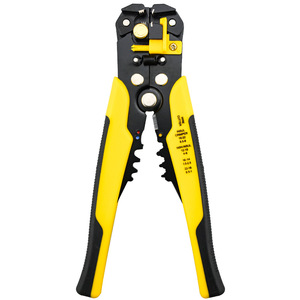 <b>Wire</b> Crimping Pliers 10 Awg Industrial Grade Chromium Vanadium Steel Front Entry <b>Wire</b> <b>Stripper</b> Tool - Product Image 1