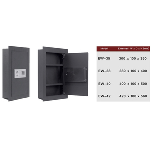 <span class=keywords><strong>Caja</strong></span> de seguridad electrónica con contraseña digital para el hogar, pequeño enchufe de acero oculto montado <span class=keywords><strong>en</strong></span> la <span class=keywords><strong>pared</strong></span>, con código - Product Image 2