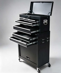 Modern Heavy Duty Iron 4-Wheel <b>Tool</b> Cart <b>Drawer</b> Style Salon Multifunctional Mobile Handcart Auto Repair Beauty Cabinet - Product Image 5