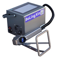 Machine CNC à fibre laser portable Bolingxin pour la gravure de pièces métalliques, haute précision, refroidissement par air, BMP/DXF, nouvelle garantie de 2 ans