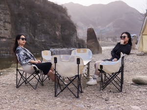 Hot Bán Nhà Sản Xuất Giá Cắm Trại Ngoài Trời Thép Carbon Có Thể Gập Lại Bảng Và Ghế Đặt Trứng Cuộn Bảng Với 6 Ghế - Product Image 4