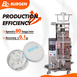 Máquina empacadora de bolsas de nicotina pequeñas BG Snus, máquina empacadora de polvo de 1g con envoltura de papel para aplicaciones de rapé y alimentos - Product Image 1