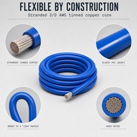 Câble en cuivre PVC 3/0 AWG, conducteur en cuivre torsadé, câbles flexibles 85 mm² THW, fil électrique monobrin, certifié UL, UL1015