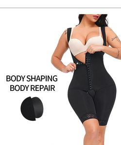 Venta al por mayor de cuerpo <span class=keywords><strong>completo</strong></span> de talla grande para mujer, pantalones cortos adelgazantes de encaje 3D para muslos, mono con Control de barriga, levantador de glúteos, ropa moldeadora de tela Spandex - Product Image 6
