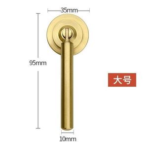 Chinese Style Brass Lever Cabinet Handle Large Durable For Cabinet Doors And Drawers - Product Image 2