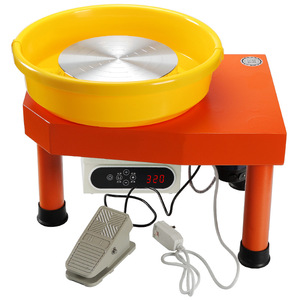 Rueda de cerámica LCD, máquina de lavabo, Pedal de pie, suministros de arte, tornos portátiles para dar forma a la cerámica - Product Image 2