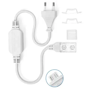 แถบไฟ LED ขนาด 10 มม. พร้อมวงจรในตัวและแหล่งจ่ายไฟ เหมาะสำหรับไฟตกแต่งและสภาพแวดล้อมภายในอาคาร - Product Image 1