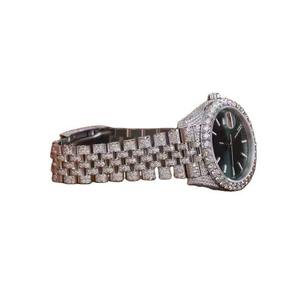 Wholesale Supply Silver Iced Diamond Watch Fully Iced Hip Hop for Business Wear <b>Special</b> Occasions Party Wear and Gifting - Product Image 3