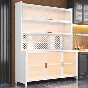 Estante Metálico Multicapa para <span class=keywords><strong>Cocina</strong></span>, Mueble Multifuncional para Almacenamiento de Electrodomésticos, Mueble para Microondas, <span class=keywords><strong>Aparador</strong></span> de <span class=keywords><strong>Cocina</strong></span> - Product Image 4