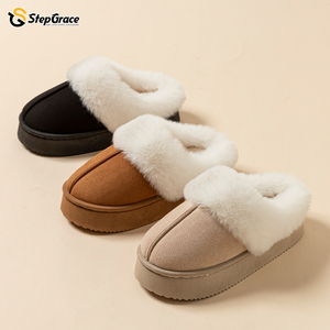 <span class=keywords><strong>Pantofole</strong></span> Invernali StepGrace <span class=keywords><strong>di</strong></span> Alta <span class=keywords><strong>Qualità</strong></span>, Calde e Antiscivolo, con Suola Spessa in PVC, Impermeabili e Resistenti all'Usura - Product Image 1