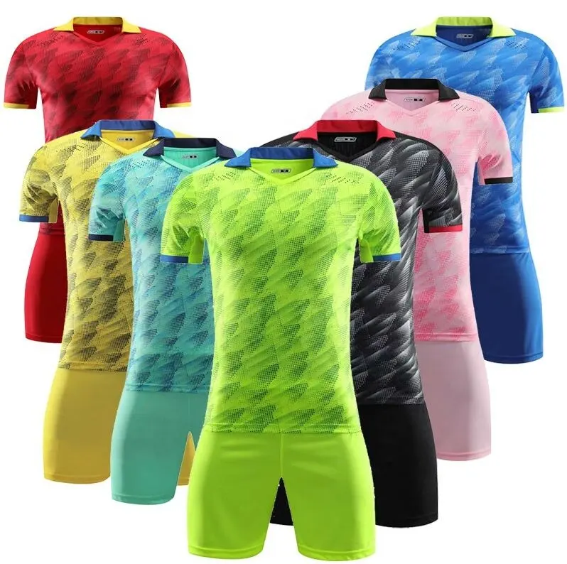 Manufacturers and suppliers of Soccer Uniform Set Cheap Soccer Uniform Kits Football Team Training Jersey for men and women