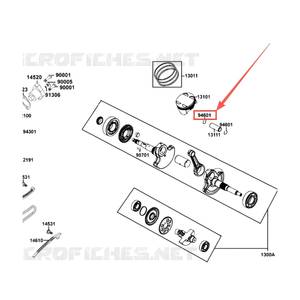 क्लिप-ऑन पिस्टन पिन 9460122000 <span class=keywords><strong>Kymco</strong></span> <span class=keywords><strong>Mxu</strong></span> 500 <span class=keywords><strong>550i</strong></span> Uxv 500 के लिए क्लिप-ऑन 500 एटाव मोटरसाइकिल पार्ट्स - Product Image 2