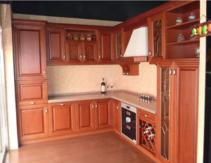 OEM <span class=keywords><strong>cocina</strong></span> modular diseño de gabinete de <span class=keywords><strong>cocina</strong></span> de madera maciza ruso muebles antiguos - Product Image 4