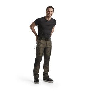 BLAKLADER - 145918454599C62 Pantalon de service avec stretch Vert olive foncé/Noir-PANTALON DE TRAVAIL EAN 7330509646045 - Product Image 3