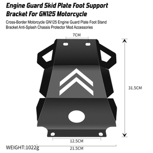 Plaque de protection inférieure moteur et châssis neuve pour moto <span class=keywords><strong>Honda</strong></span> CL500 SCL500 <span class=keywords><strong>CL</strong></span> <span class=keywords><strong>500</strong></span> - Product Image 3