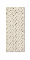 Nouvelle collection de design : Grand panneau mural 3D tissé, texture tissée de luxe, revêtement mural décoratif en pierre pour murs intérieurs modernes