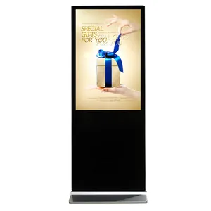 49 55 Inch Indoor Floor Stand LCD Interactive Kiosk Touch Screen Digital Signage Display Advertising Player