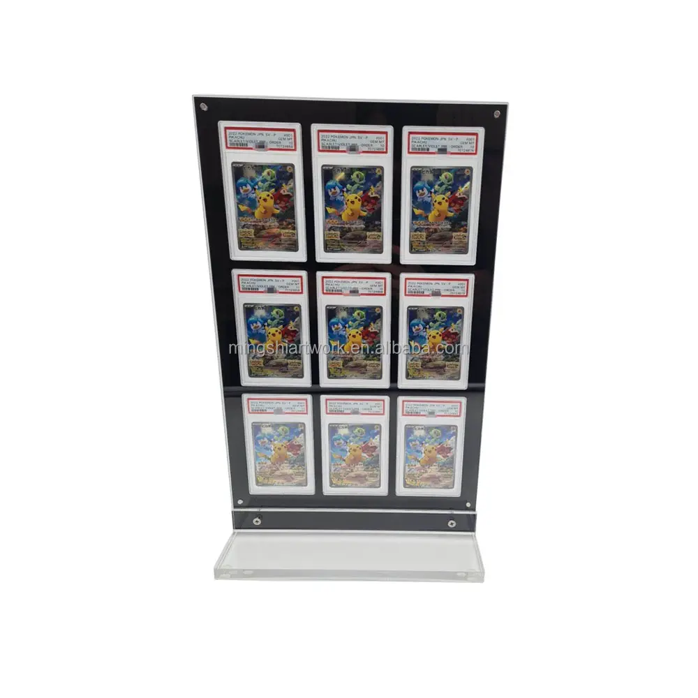 Mingshi cao cấp acrylic hiển thị đứng cho P/SA BGS cgc phân loại thẻ