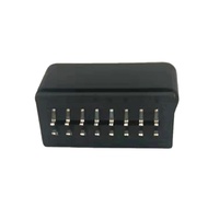 Automóvil OBD2 Conector macho de 16 pines OBDii Diagnóstico de camión niquelado