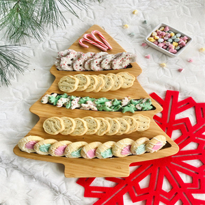 Bán Buôn Tùy Chỉnh Tre Cá Nhân Giáng Sinh Ban Cây Bánh <span class=keywords><strong>Crackers</strong></span> Handmade Pho Mát Món Quà Thực Phẩm Phục Vụ Khắc Khay Gỗ - Product Image 5