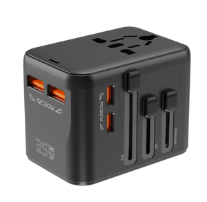 Phổ QC + PD sạc nhanh tất cả trong một phổ Quốc Tế Du Lịch Power Adapter với điện USB Type-C Adapter - Product Image 3