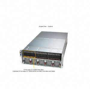 Opzioni di rete flessibili 2 Slot di rete per <span class=keywords><strong>Server</strong></span> AS-4145GH-TNMR <span class=keywords><strong>Max</strong></span> 512GB Non ec HBM3 Memory 4U <span class=keywords><strong>Server</strong></span> di sistema - Product Image 2