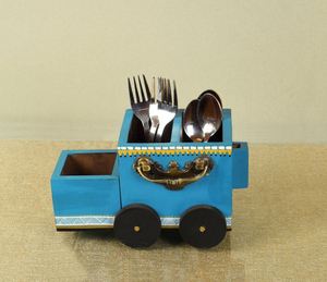 High Quality Wood Car Shape Cutlery Holder in Best Price For Restaurant Home Hotel Parties - Product Image 6