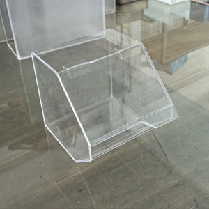 Hiện đại <span class=keywords><strong>Acrylic</strong></span> Countertop hộp hiển thị trong suốt thân thiện với môi kẹo thực phẩm và trái cây sấy khô tủ rack - Product Image 2