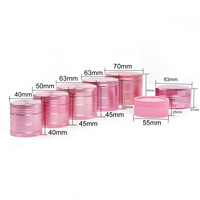 Petit broyeur d'herbes en alliage de Zinc rose, Design personnalisé Offre Spéciale, 40/50/60MM, nouveau broyeur à fumée à quatre couches, accessoires pour fumer