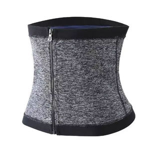 Áo định hình eo cho nữ có khóa kéo và móc cài, màu xanh, giúp thon gọn, thoáng khí và có size tự do. - Product Image 1