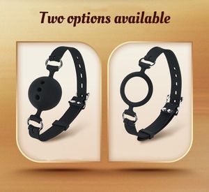 BDSM Boules De Bouche À Gorge Profonde Silicone Bouche Bouche Bouche Gag Érotique Deflower En Gros Produits Pour Adultes - Product Image 2