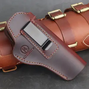 Custom Model Tactische IWB Pistoolholster Duurzaam Echt Leder Verborgen Draagmethode - Product Image 4