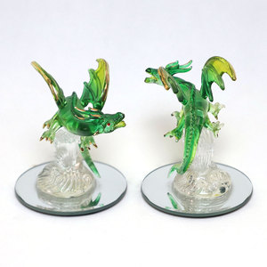 Lampwork Hand Geblazen Kleurrijk Glas Kleine <span class=keywords><strong>Dragon</strong></span> Art Beeldjes Op Maat Led Glas <span class=keywords><strong>Dragon</strong></span> Home Tafeldecoratie Cadeau Te Koop - Product Image 5