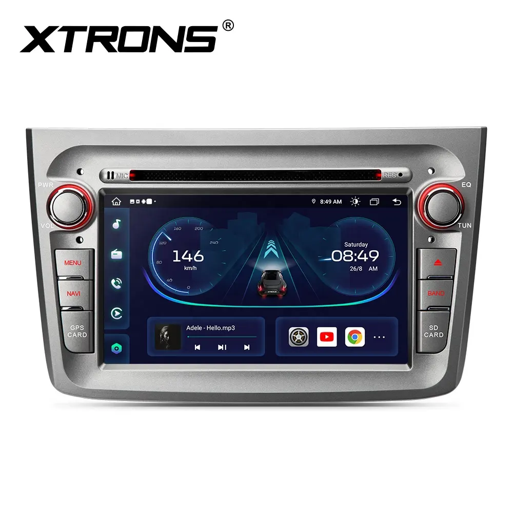 XTRONSカーステレオforAlfa Romeo Mito 955 2008-2019 Android 13 8Core Carplay Android Autoestereo 4GLTEカーCDプレーヤー