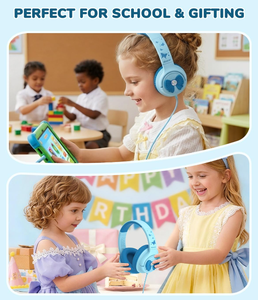 Audífonos iClever HS30 para Niños, Plegables, con Cable, Conector de Audio, Material Seguro, Portátiles para Educación/Clases/Viajes - Product Image 4