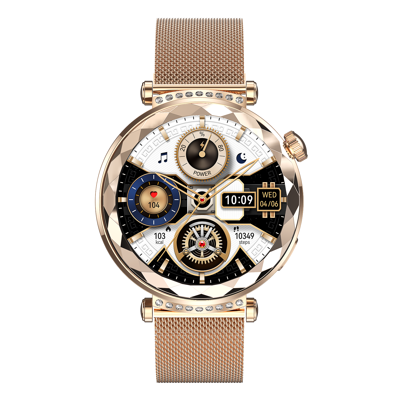 Gold steel strap
