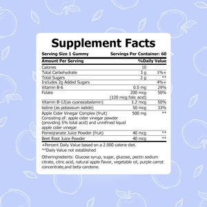 Gummies au vinaigre de cidre de pomme OEM ODM avec vitamine B12, vinaigre de cidre de pomme naturel pour la gestion du corps, gummies digestifs sains - Product Image 4