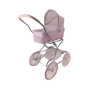 Cochecito <span class=keywords><strong>de</strong></span> Muñecas <span class=keywords><strong>de</strong></span> <span class=keywords><strong>Juguete</strong></span> para Niñas al por Mayor, Nuevo Estilo, Carrito Clásico con Ruedas Grandes para Jugar en Casa - Product Image 4