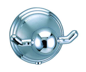 Crochet mural simple en alliage de zinc chromé moderne pour salle de bain et hôtel - Product Image 4