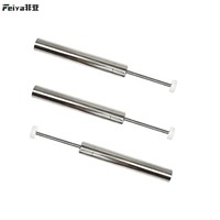 Amortisseur hydraulique insonorisé en acier galvanisé inoxydable avec tige télescopique pour poubelles de meubles
