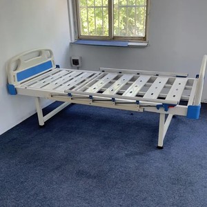 Manual Nursing <b>Bed</b> Stainless Steel Home Care Elderly Patient Use - Product Image 3