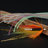 Tabung Plastik Hollow Main Tube Semi-Rigid Liner Tubing untuk Bahan Pembuatan Umpan Pancing Salmon