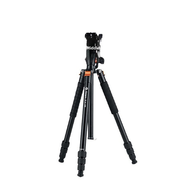 Fotopro X-5I HR Aluminum Alloy Camera Overhead Bracket Horizontal Center Column Tripod DSLR Photography Stand Quick-Release